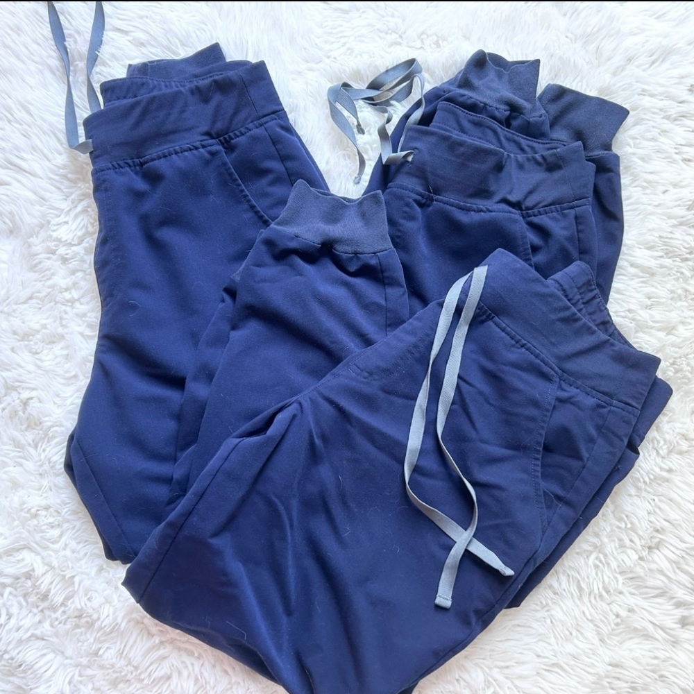 High waisted Figs Zamora Joggers MP Navy